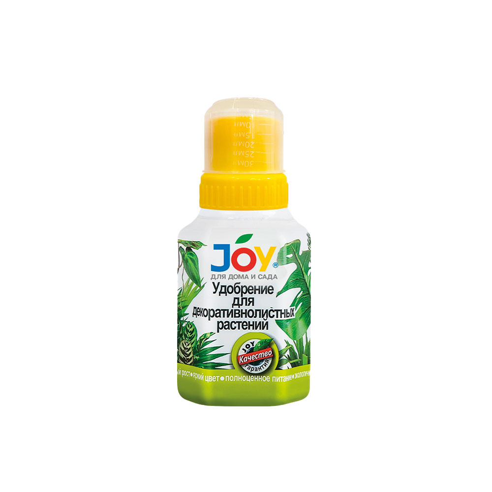 картинка Жидкое удобрение "Для декоративнолистных растений" JOY 0,25л (24 шт/кор)  от JOY