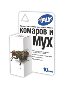 Фотография - Флай от личинок комаров и мух JOY, фл. 10мл (50 шт./кор)